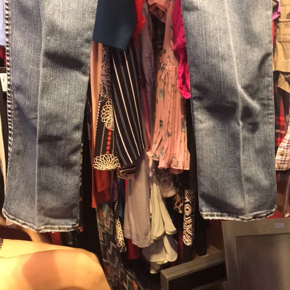 RARE Vintage Silver Monica Jeans Sexy fit 25 / 33 blue like Mint shape skinny - Picture 8 of 9